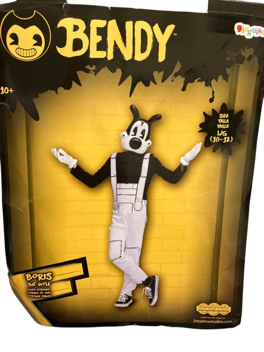 Bendy Boris The Wolf Kids Costume By Disguise L/G (10-12)